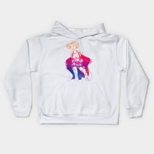 Artist Girl colorful Kids Hoodie